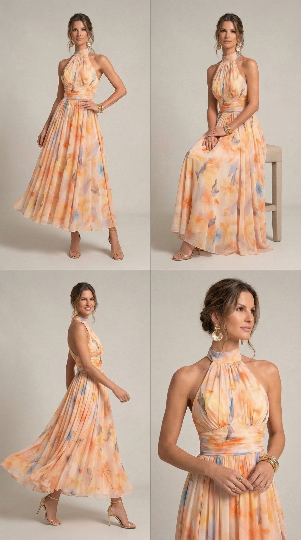 vestido elegante | Acuarela