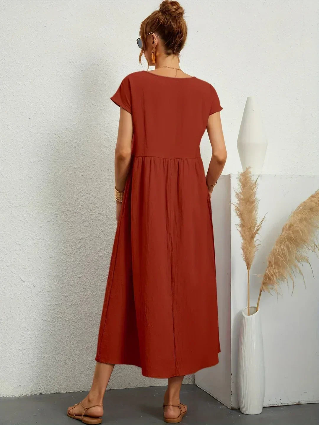 Camila | Vestido midi fluido de elegancia atemporal
