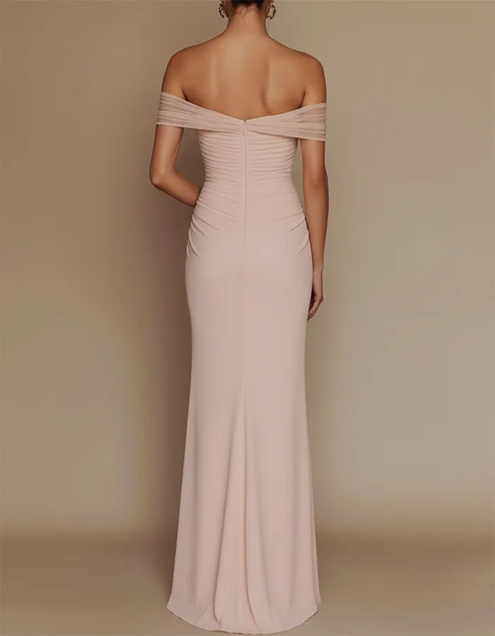 SLEEK ROMANCE | VESTIDO DE NOCHE DRAPEADO