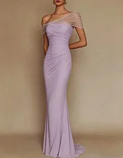 SLEEK ROMANCE | VESTIDO DE NOCHE DRAPEADO