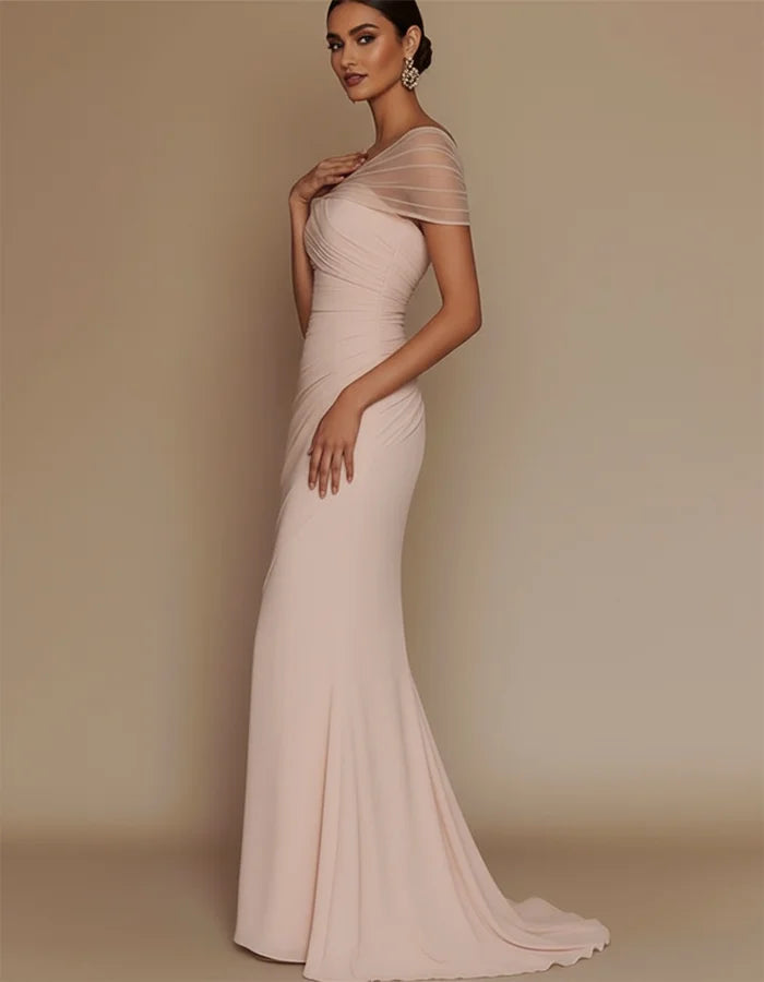 SLEEK ROMANCE | VESTIDO DE NOCHE DRAPEADO