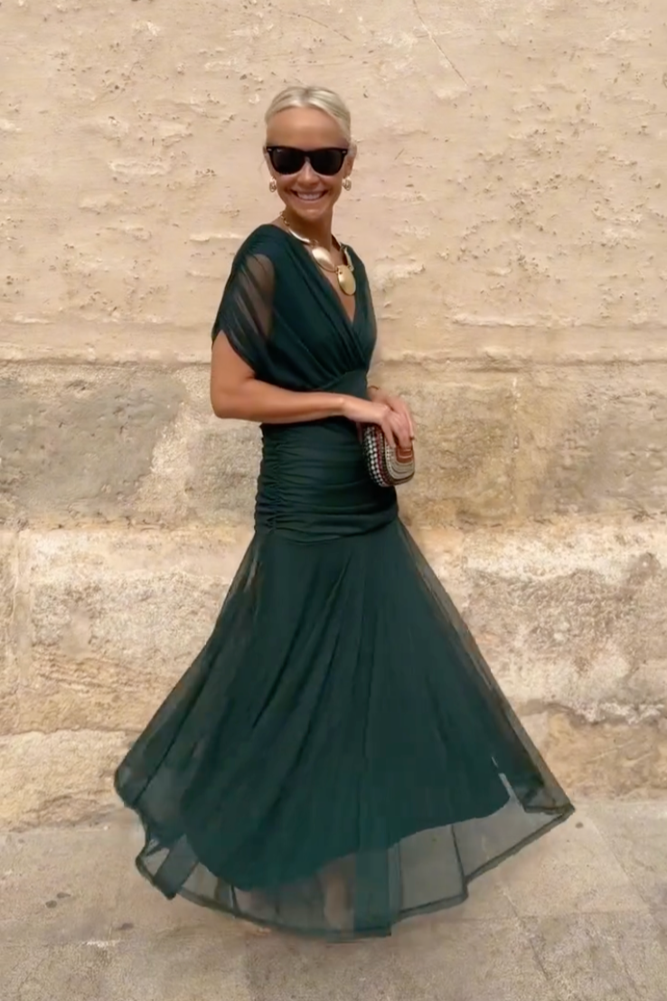 Aurora Belisse™ | Vestido largo que estiliza y eleva tu elegancia