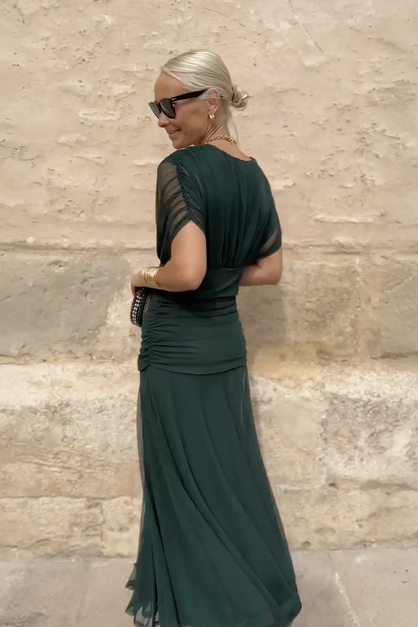 Aurora Belisse™ | Vestido largo que estiliza y eleva tu elegancia