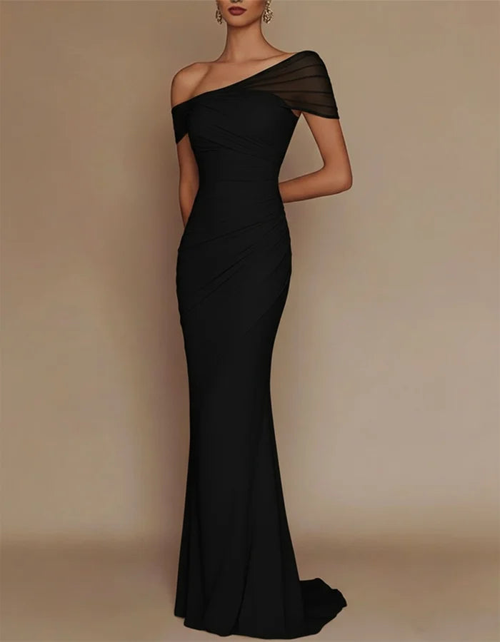 SLEEK ROMANCE | VESTIDO DE NOCHE DRAPEADO