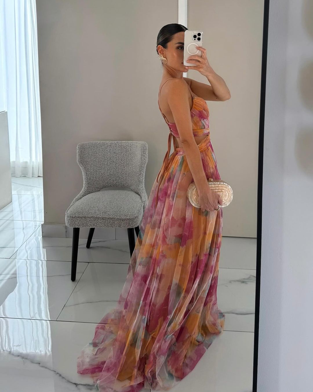 Giselle | Encantador Maxi Vestido con Diseño Floral