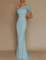 SLEEK ROMANCE | VESTIDO DE NOCHE DRAPEADO
