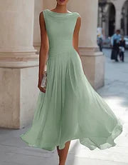 VESTIDO MIDI | BLUSH GRACE