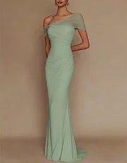 SLEEK ROMANCE | VESTIDO DE NOCHE DRAPEADO