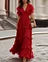 PETAL FLUTTER | VESTIDO MAXI DE GASA