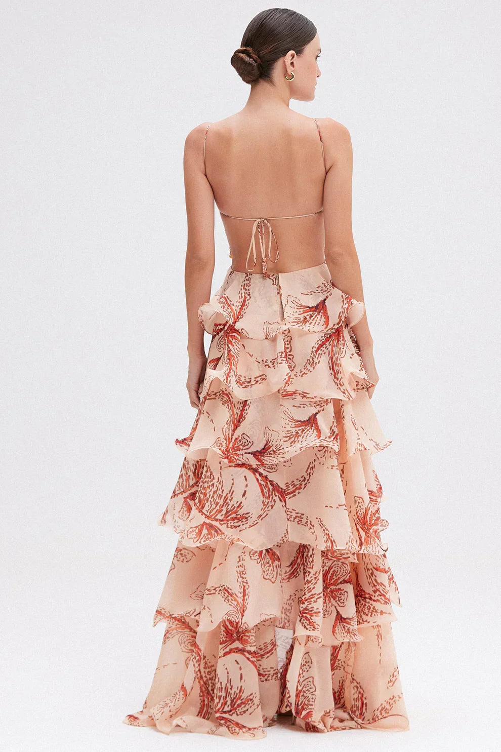 Nahia | Vestido con Detalles de Volantes
