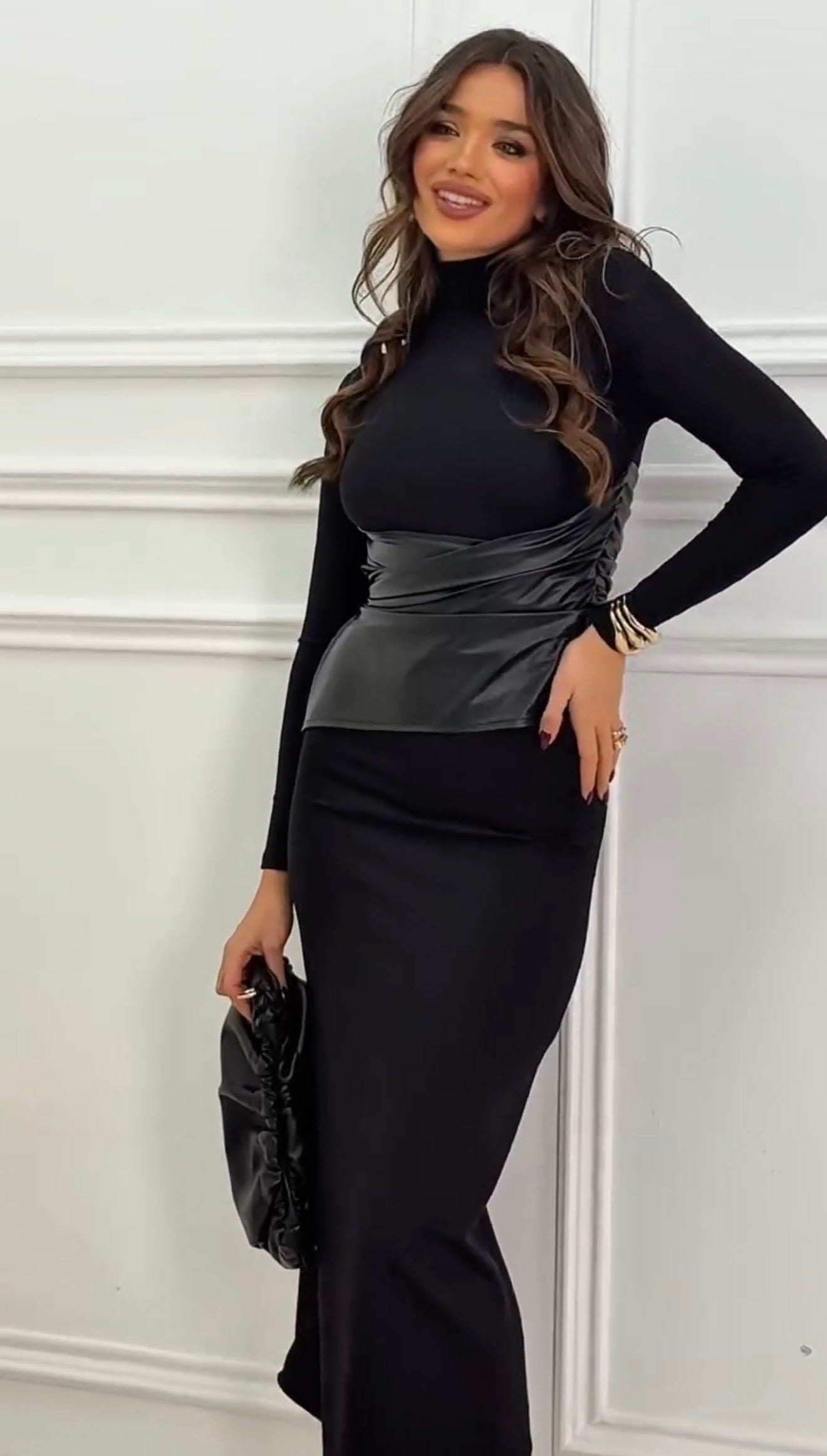 VESTIDO MIDI | CELESTE
