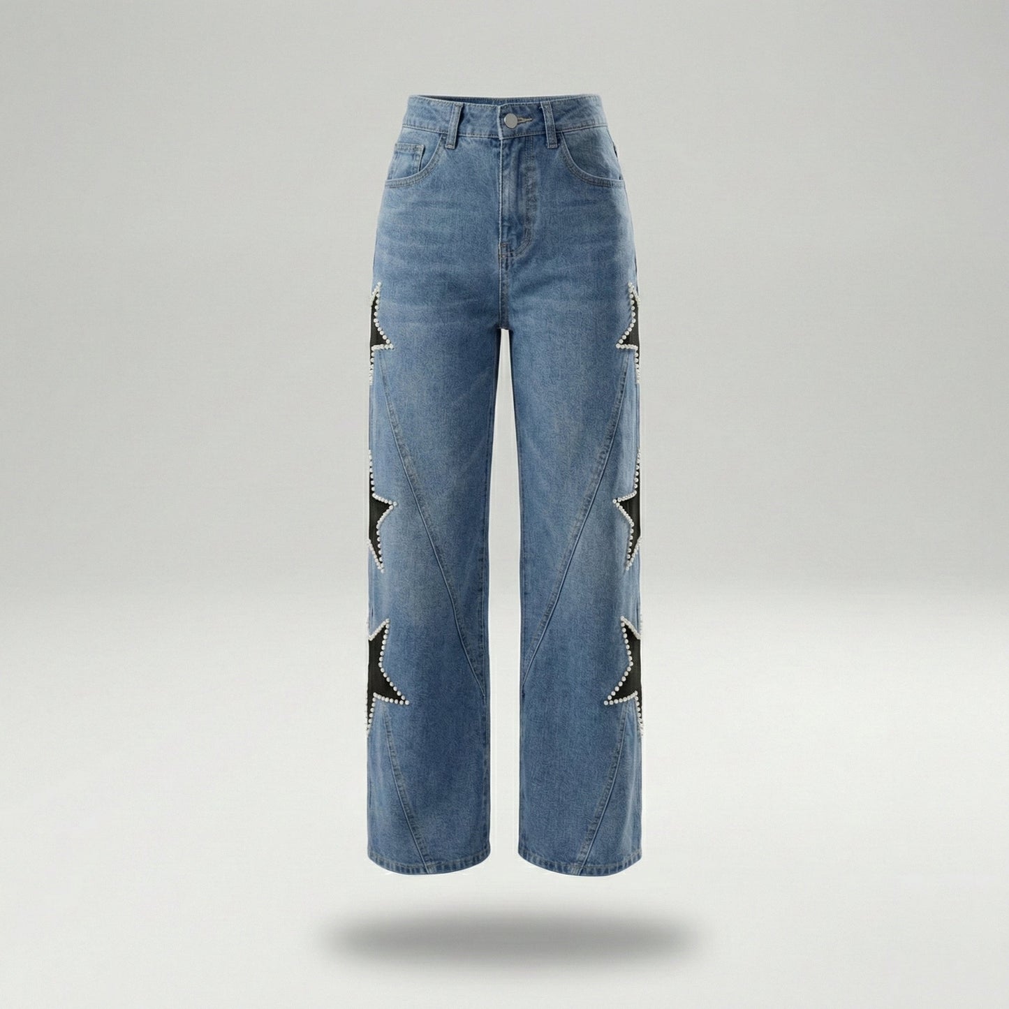 AINARA | Jeans Casual de estrellas