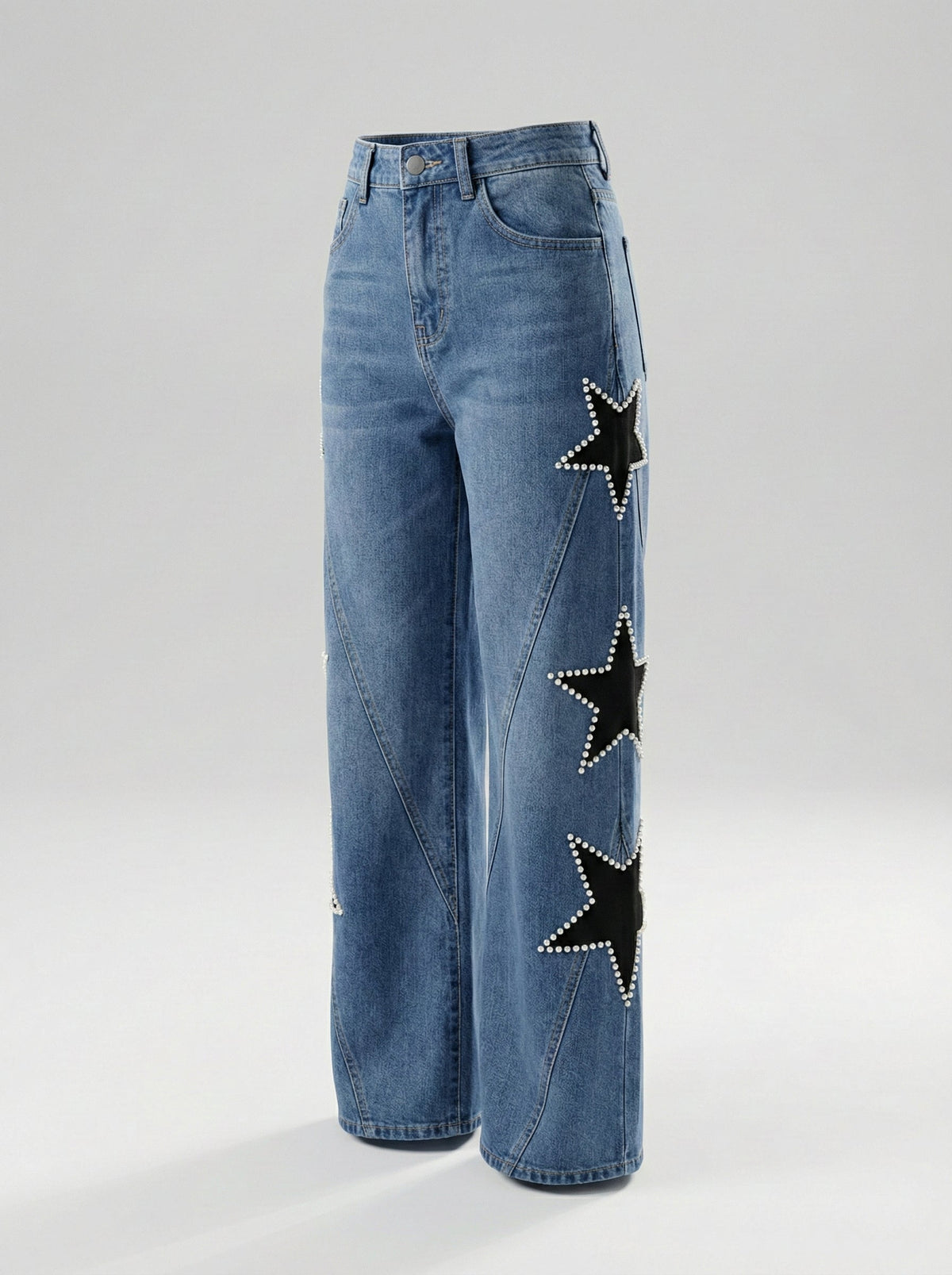 AINARA | Jeans Casual de estrellas