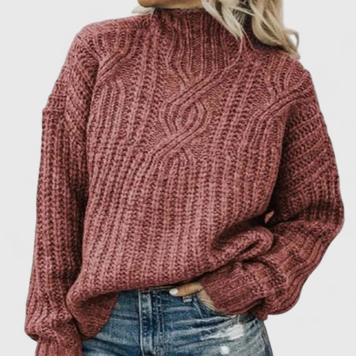 JERSEY TRENZADO COZY BLACK
