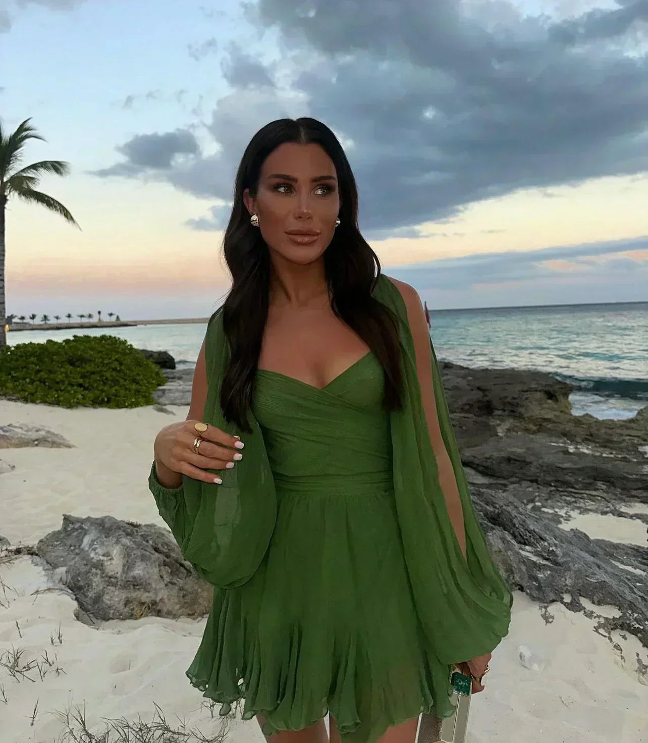LAYLA| VESTIDO EN V