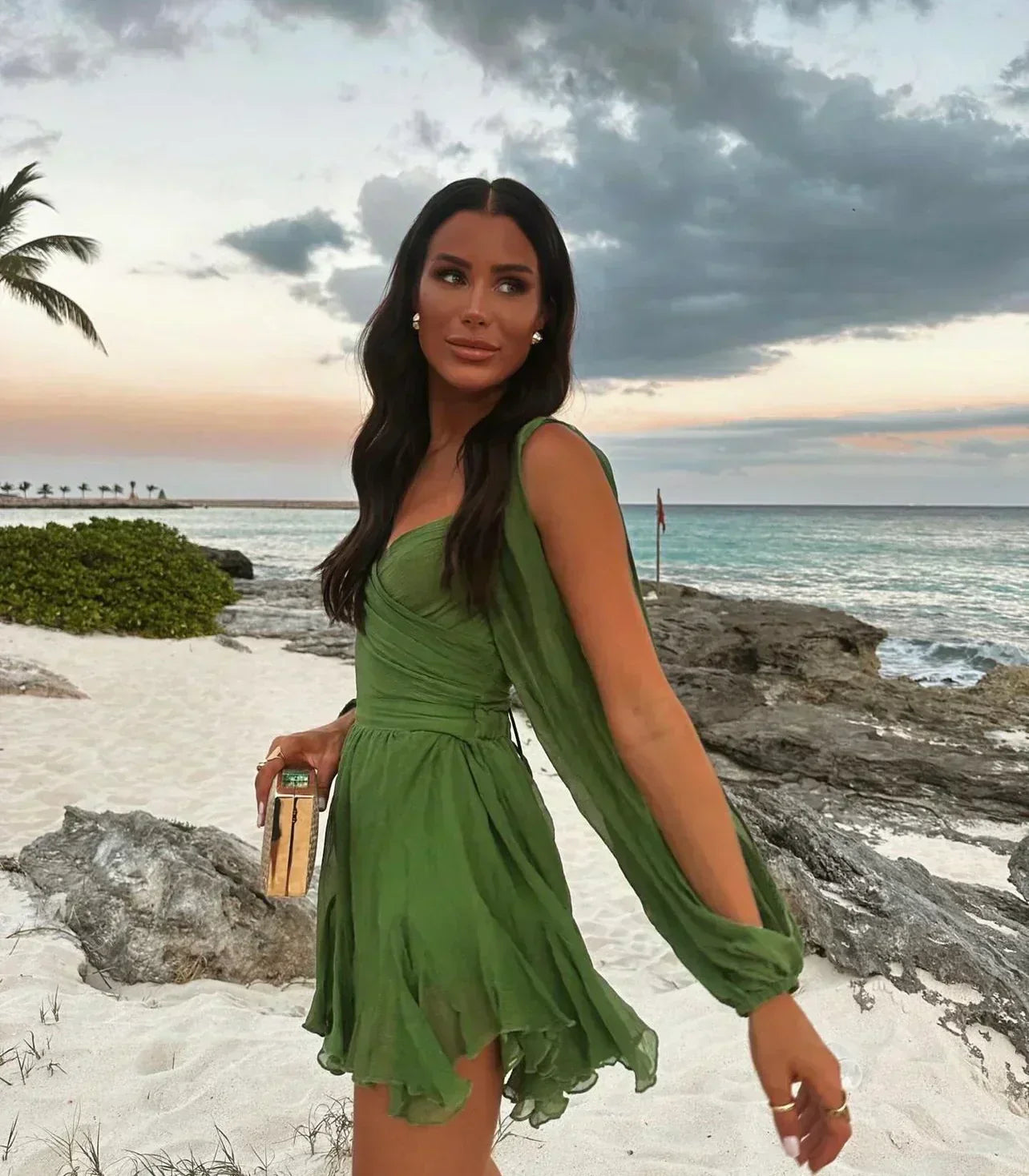 LAYLA| VESTIDO EN V
