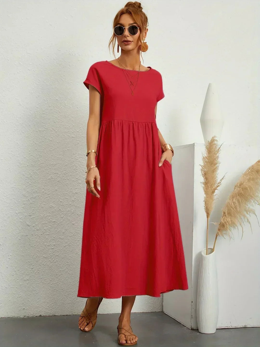 Camila | Vestido midi fluido de elegancia atemporal