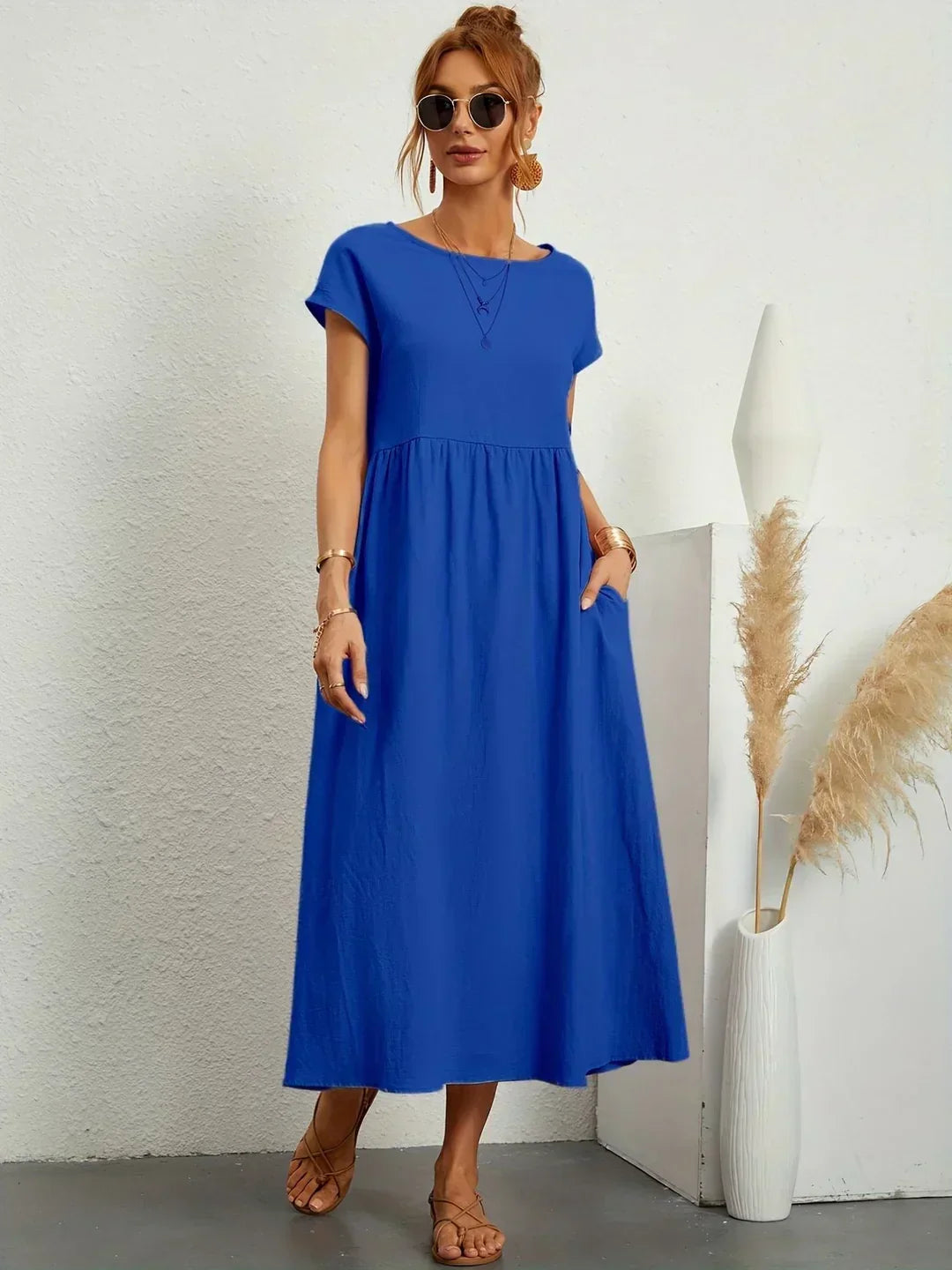Camila | Vestido midi fluido de elegancia atemporal