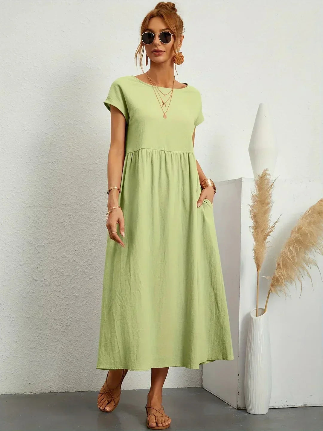 Camila | Vestido midi fluido de elegancia atemporal