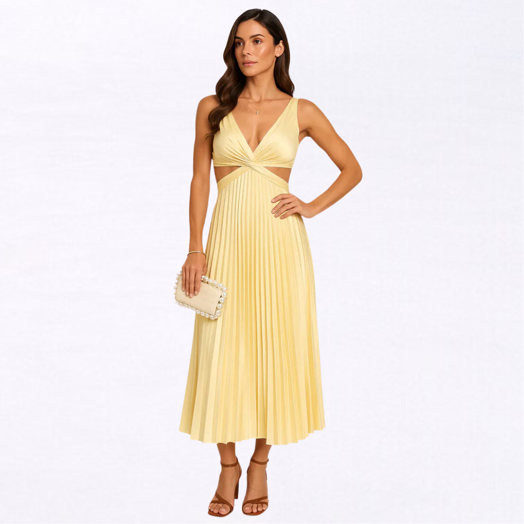 Vestido Elegante Belleza | Vestido Plisado Ideal para Eventos