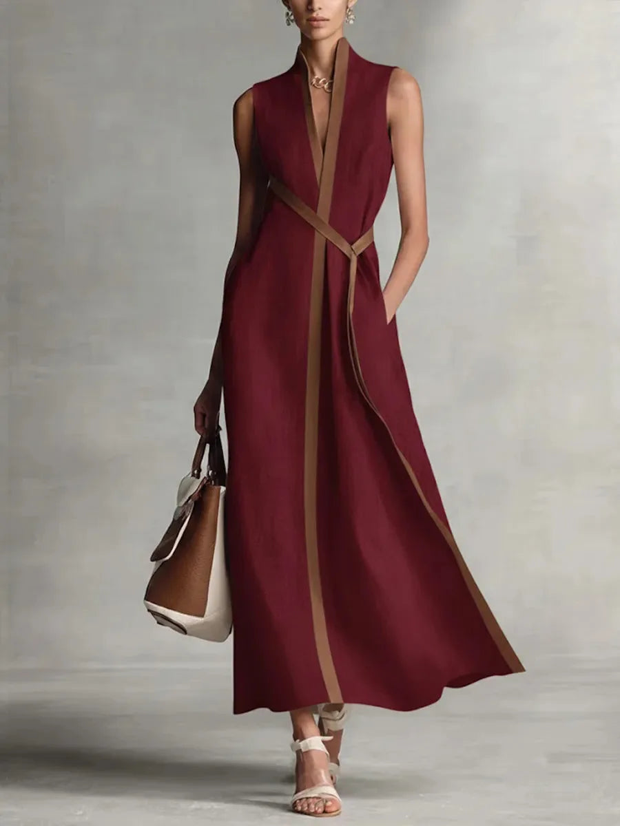 Vestido Fati | Esencia Griega en Lino Premium