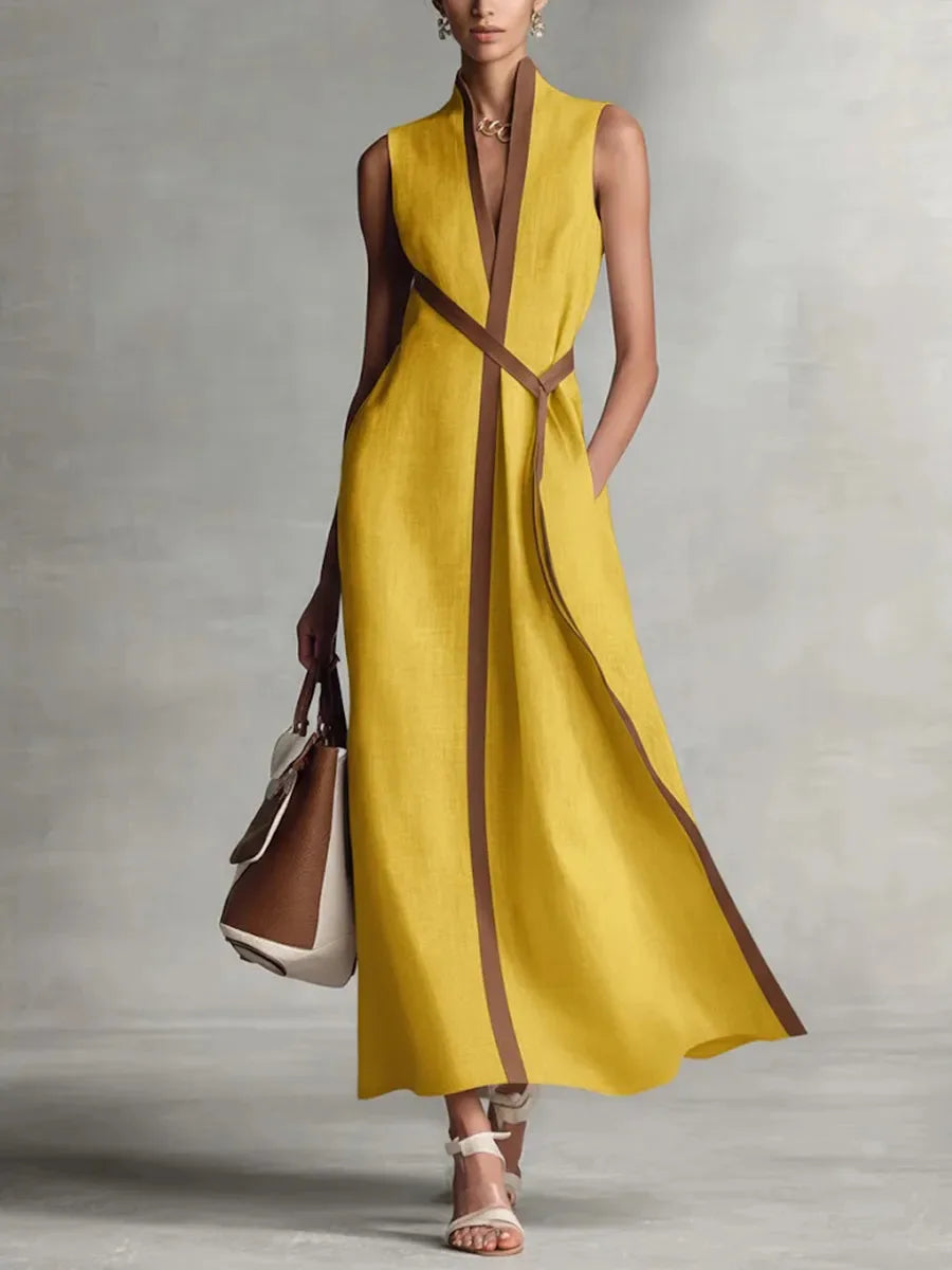 Vestido Fati | Esencia Griega en Lino Premium