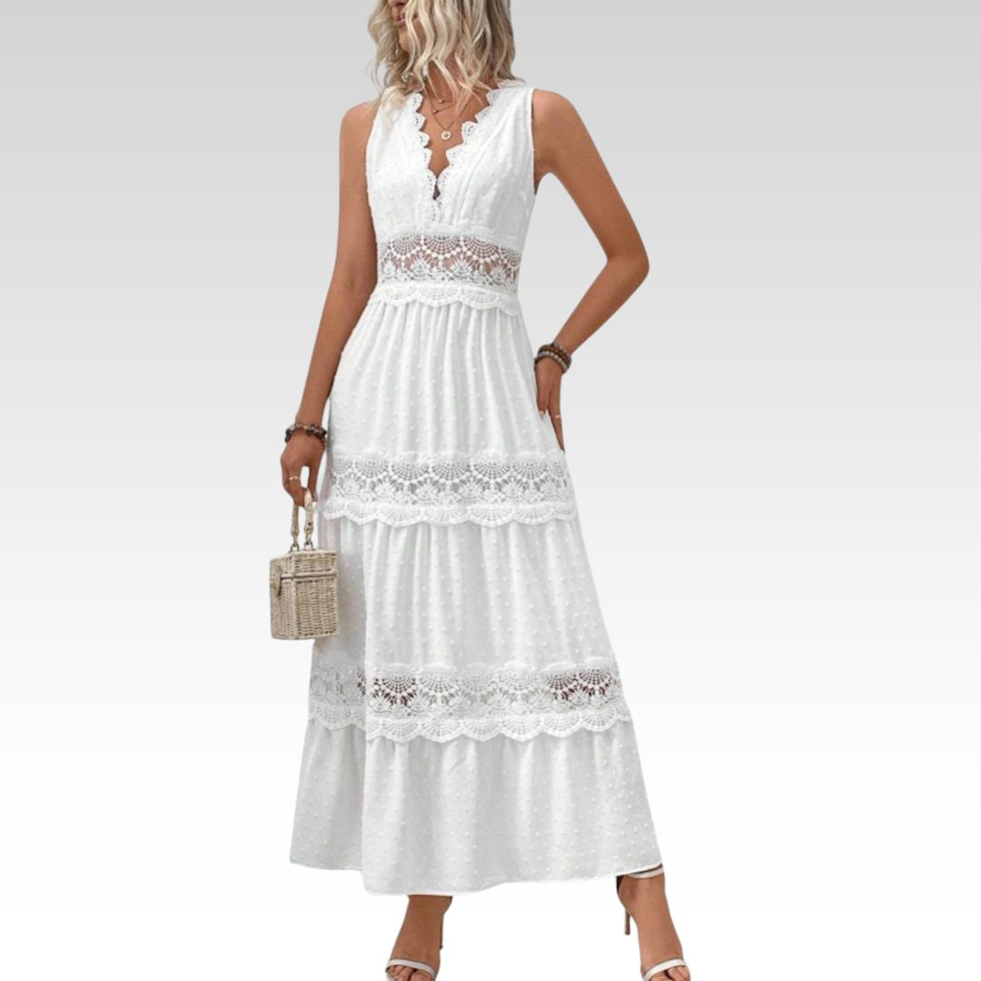 LOUELA | VESTIDO PLUMETI DE ENCAJE