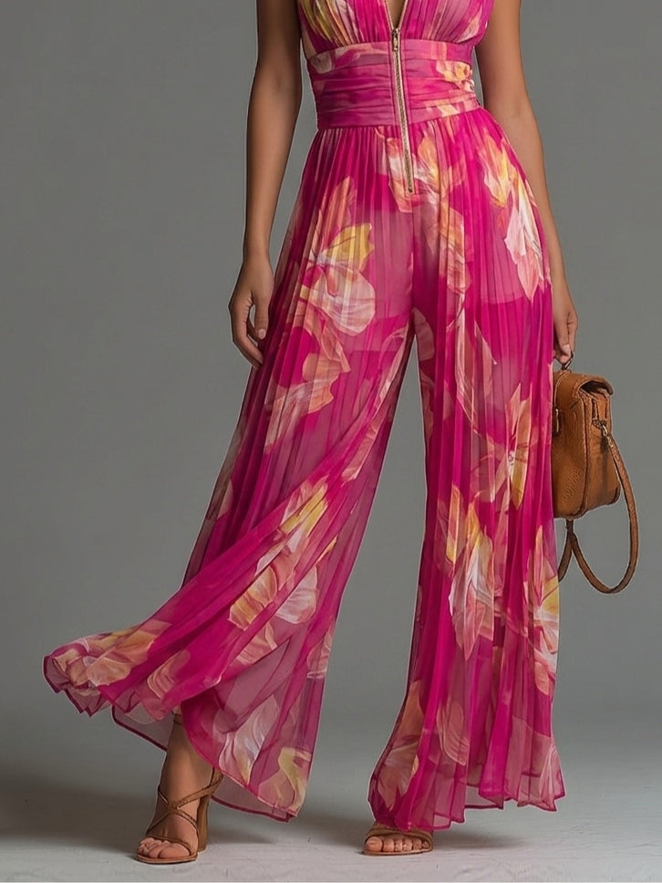 Mono Sofia | Gasa plisada rosa