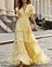 PETAL FLUTTER | VESTIDO MAXI DE GASA